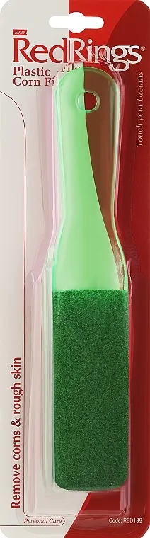 RedRings Plastic Foot File turpija za stopala 139, zelena