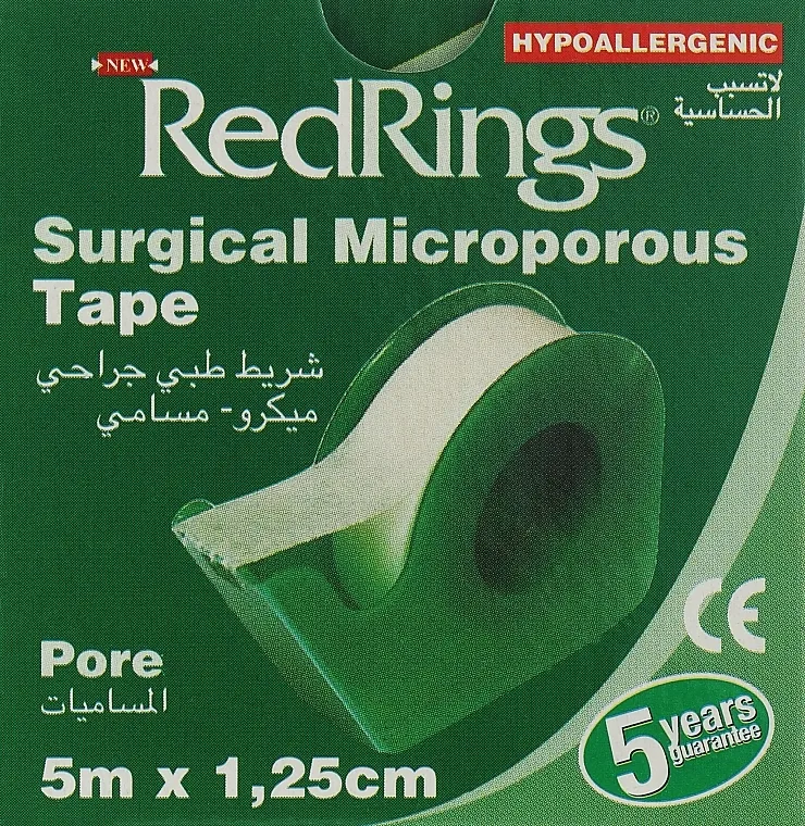 RedRings Pore Netkani flaster u rolni, 5 m x 1,25 cm