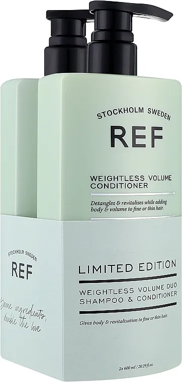 REF Weightless Volume Duo (shm/600ml + cond/600ml) Set