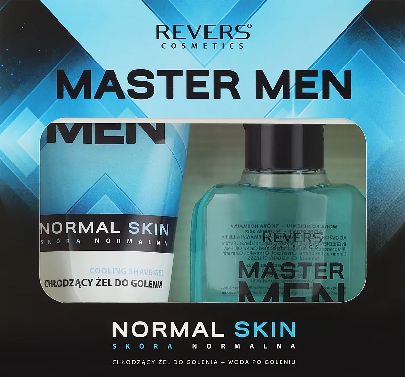 Revers Master Men Normal Skin (sh/gel/150ml + ash/balm/120ml) Set