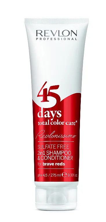 Revlon Professional Revlonissimo 45 Days Brave Reds Šampon regenerator za jarko crvenu boju