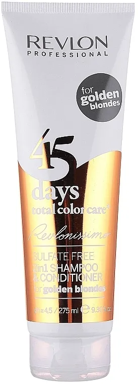 Revlon Professional Revlonissimo 45 Days Golden Blondes 2in1 Šampon regenerator "zlatna plava"