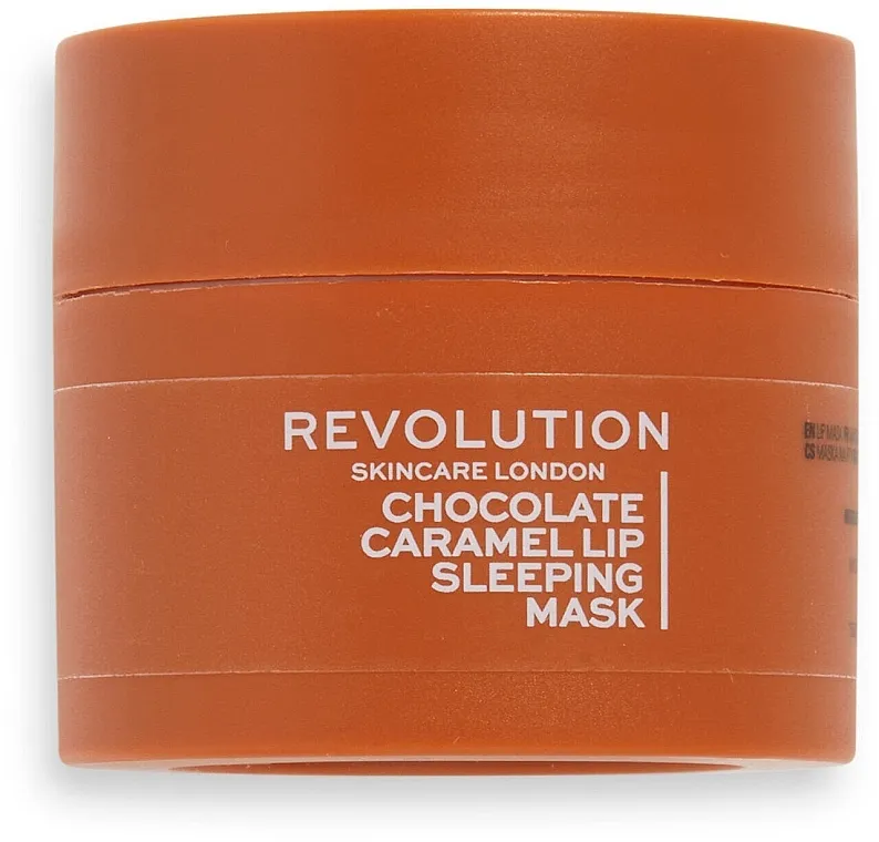 Revolution Skincare Chocolate Caramel Lip Sleeping Mask Noćna maska za usne od čokoladne karamele