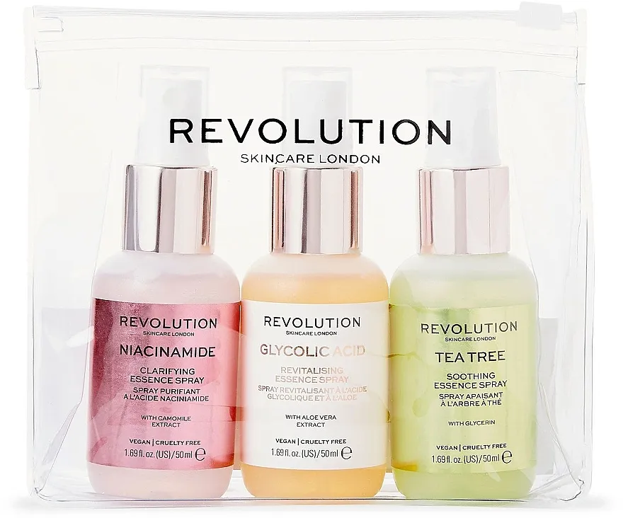 Revolution Skincare Mini Essence Spray Collection So Soothing (spray/50ml + spray/50ml + spray/50ml) Set