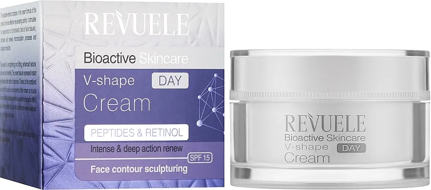 Revuele Bioactive Skin Care Retinol + Peptides V-shape Day Cream Oblikujuća dnevna krema za konture lica