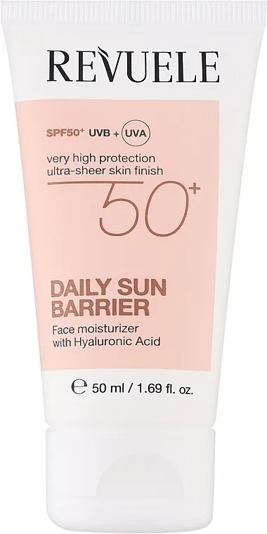 Revuele Daily Sun Barrier Face Moisturizer Dnevna zaštitna krema za lice sa SPF 50