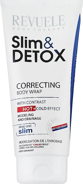 Revuele Slim &amp; Detox Correcting Body Wrap With Contrast Hot+Cold Effect Piling za oblikovanje tela sa toplim i hladnim efektom