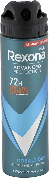 Rexona Antiperspirant Advanced Protection Cobalt Dry 72H Antiperspirant u spreju
