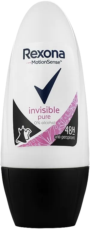Rexona Invisible Pure Deodorant Roll Roll-on dezodorans "Crystal purity"