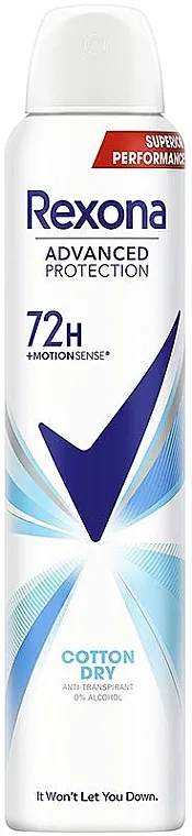 Rexona MotionSense Cotton Dry 72h Antiperspirant Spray Antiperspirant u spreju