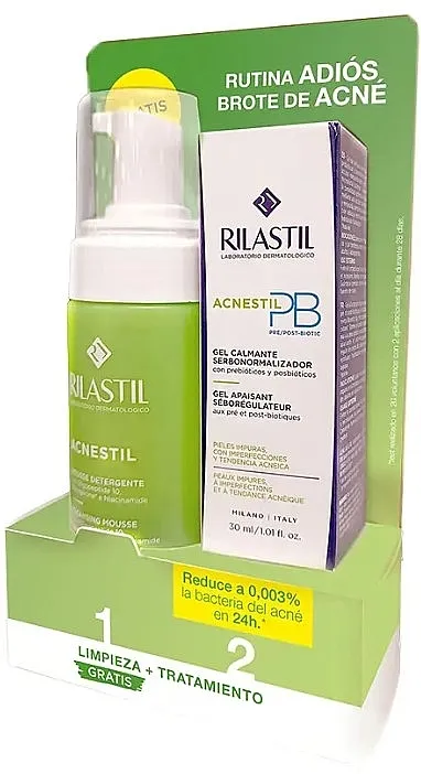 Rilastil Acnestil (mousse/150ml + gel/30ml) Set