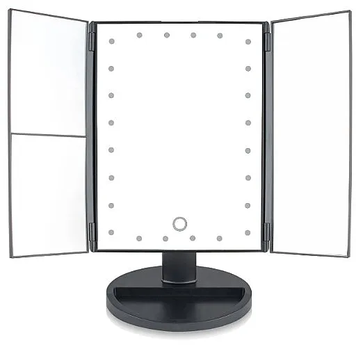 Rio-Beauty 24 LED Touch Dimmable 3 Way Makeup Mirror With 2 &amp; 3x Magnification Ogledalo