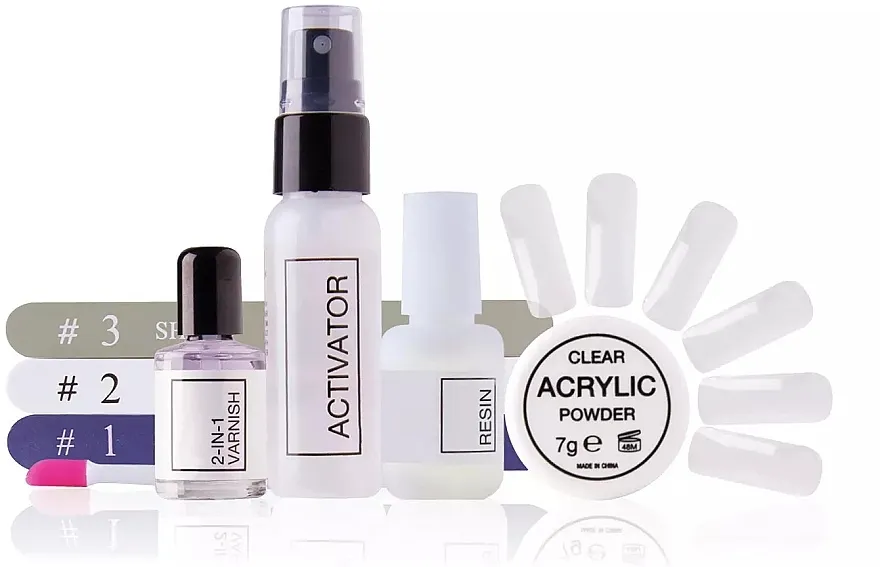 Rio-Beauty Quick Dip Acrylic Nail Extensions Set za nadogradnju noktiju