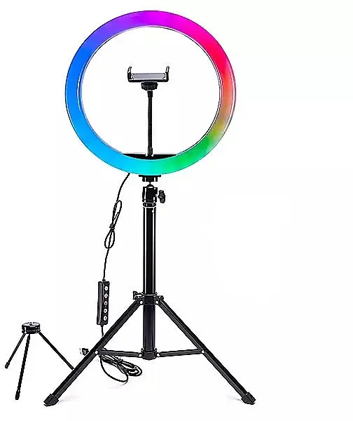 Rio-Beauty RGB Makeup &amp; Vlogging LED Ring Light Ring light LED lampa za slikanje
