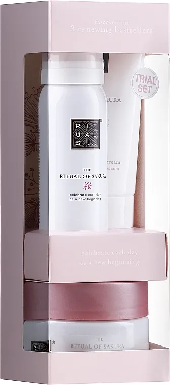 Rituals The Ritual of Sakura Try Me Set (foam/50ml + cr/70ml + scr/125g)
