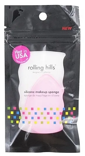 Rolling Hills Silicone Makeup Sponge Pink Silikonska spužvica, ružičasta
