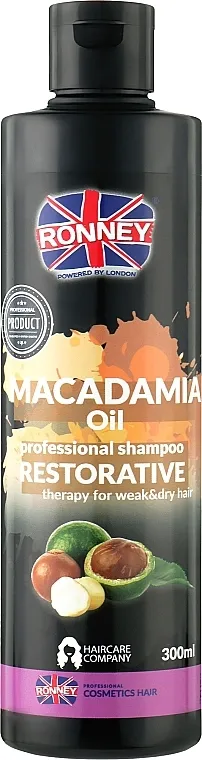 Ronney Macadamia Oil Restorative Szampoo Revitalizirajući šampon s uljem makadamije za suhu i oslabljenu kosu