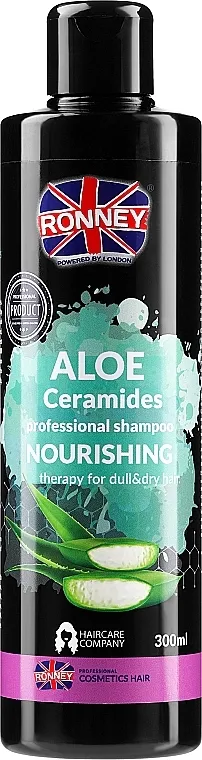 Ronney Professional Aloe Ceramides Professional Shampoo Hranjivi šampon za kosu bez sjaja i suhu kosu s alojom