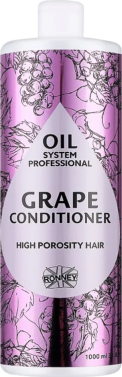 Ronney Professional Oil System High Porosity Hair Grape Conditioner Regenerator za kosu visoke poroznosti sa uljem grožđa
