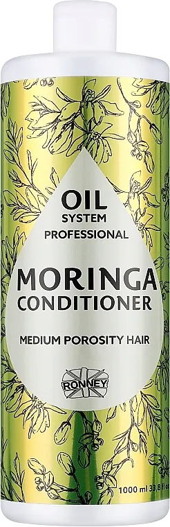Ronney Professional Oil System Medium Porosity Hair Moringa Conditioner Regenerator za kosu srednje poroznosti sa uljem moringe