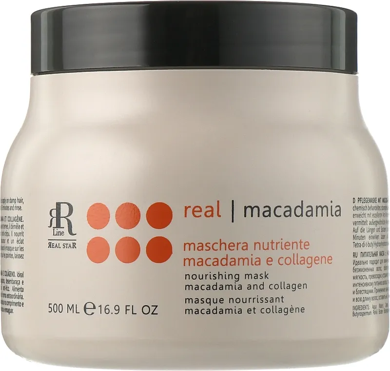 RR Line Macadamia Star Maska za kosu s uljem makadamije i kolagenom