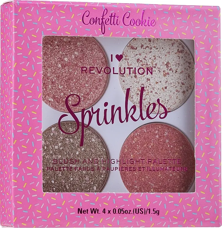 Rumenilo Makeup Revolution I Heart Revolution Sprinkles