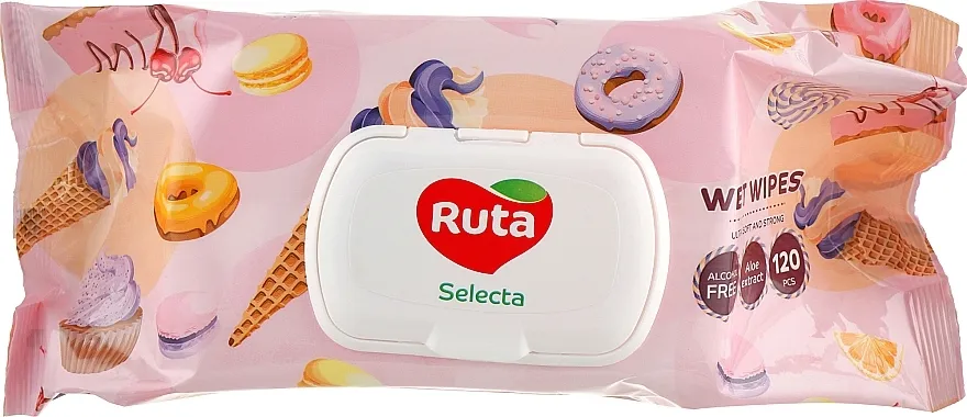 Ruta Selecta Vlažne maramice, slatkiši, 120 kom.