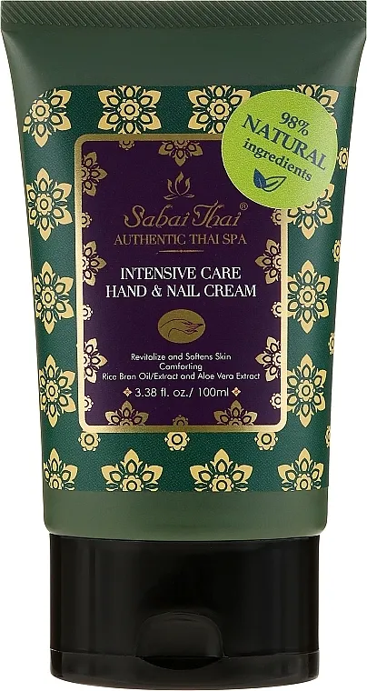 Sabai Thai Intensive Care Rice Milk Hand &amp; Nail Cream Krema za ruke s uljem rižinih mekinja i aloe verom