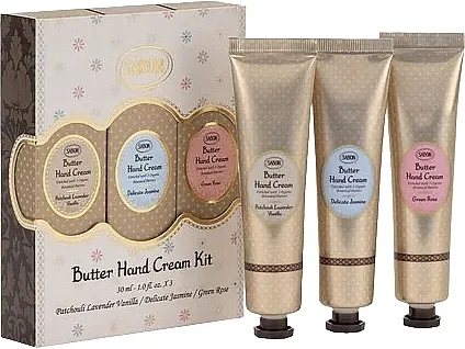 Sabon Mini Hand Cream Kit (h/cr/3x30ml) Set krema za ruke