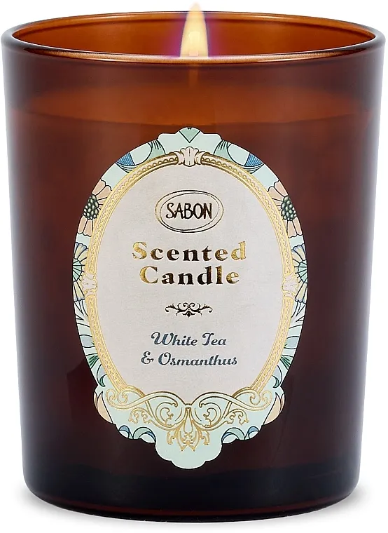 Sabon White Tea &amp; Osmanthus Scented Candle Mirisna sveća u staklu