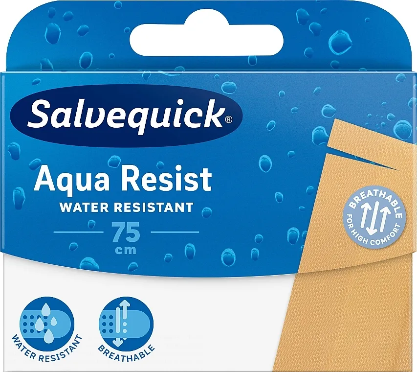 Salvequick Aqua Resist Vodootporni flasteri, 75 cm