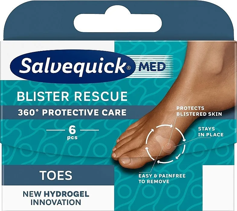 Salvequick Med Blister Rescue Toes Flaster za stopala