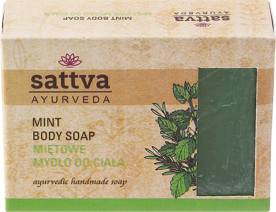 Sattva Hand Made Soap Mint Sapun