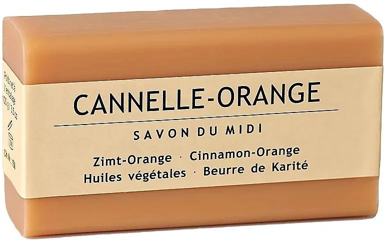 Savon Du Midi Cinnamon &amp; Orange Shea Butter Soap Sapun sa ši buterom Cimet i pomorandža