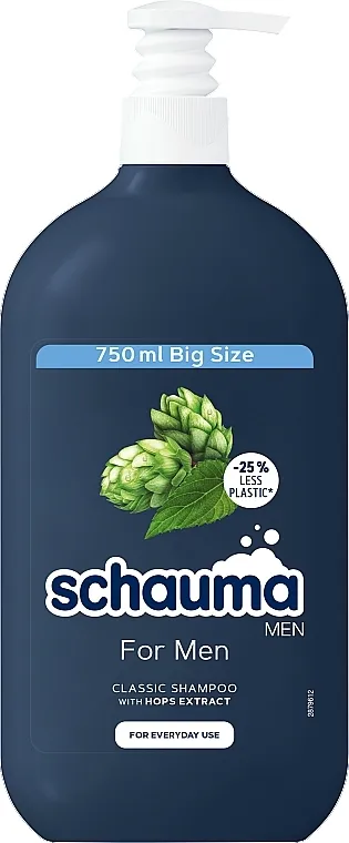 Schauma Men Classic Shampoo With Hops For Everyday Use Šampon za muškarce sa hmeljom za svakodnevnu upotrebu