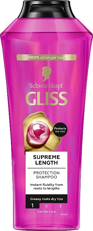 Schwarzkopf Gliss Kur Supreme Length Shampoo Šampon za intenzivno obnavljanje kose