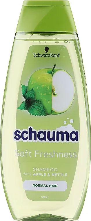 Schwarzkopf Schauma Clean &amp; Fresh Shampoo With Green Apple &amp; Nettle Šampon za normalnu kosu "Zelena jabuka i kopriva"