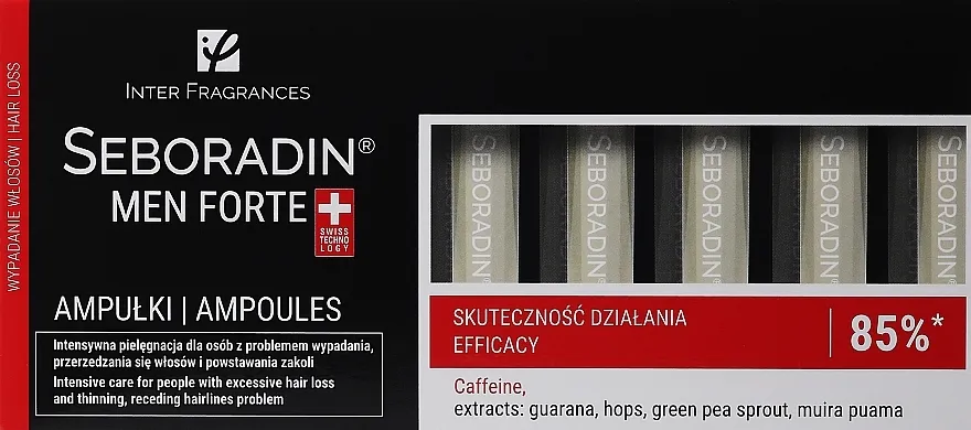 Seboradin Men Forte Ampoules Ampule protiv gubitka kose za muškarce