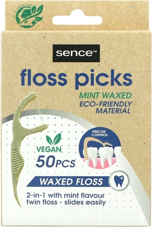 Sence Fresh Flosser 2in1 Bamboo Štapići sa zubnim koncem