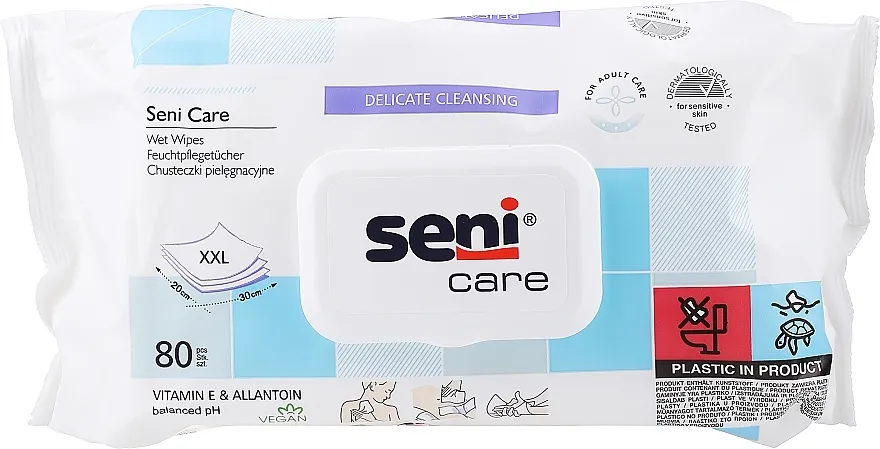 Seni Care Vlažne maramice, 80 kom