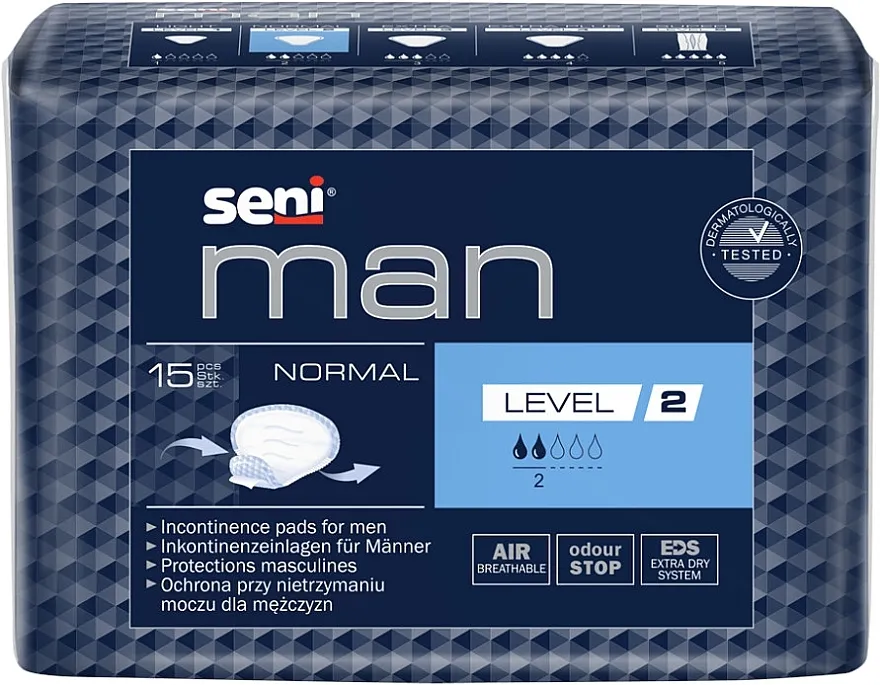 Seni Urološki ulošci za muškarce Seni Man Normal Level 2, 15 kom.
