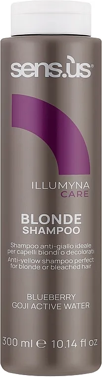 Sensus Illumyna Care Blonde Shampoo Šampon protiv žućenja za plavu kosu