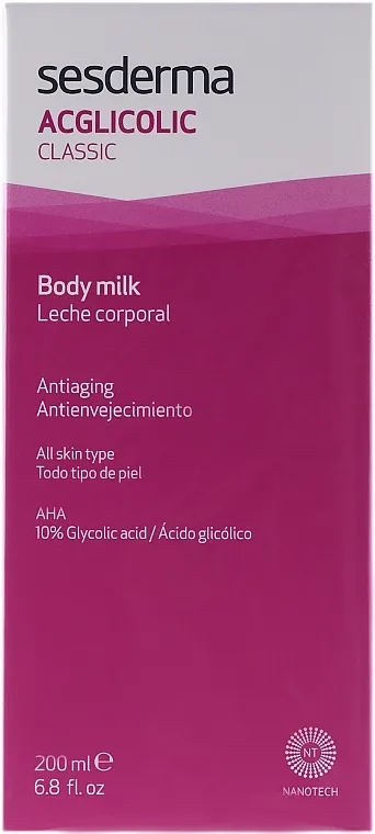 SesDerma Laboratories Acglicolic Body Milk Hidratantno mlijeko za tijelo