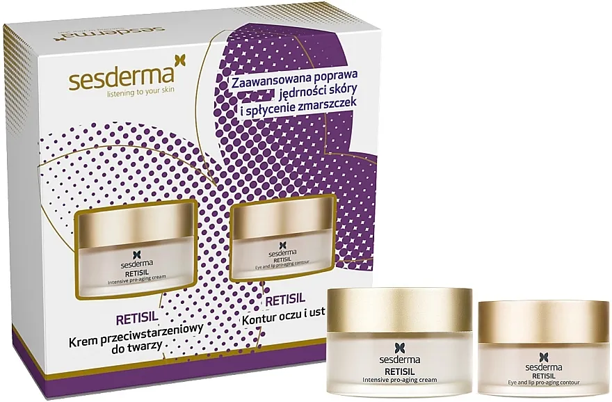 SesDerma Laboratories Retisil (f/cr/50ml + eye/lip/cr/30ml) Komplet