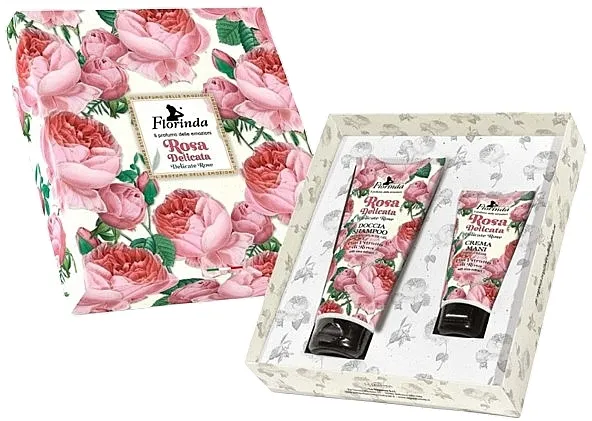 Set (šampon/gel/200ml + krema za ruke/75ml) Florinda Rosa Delicata