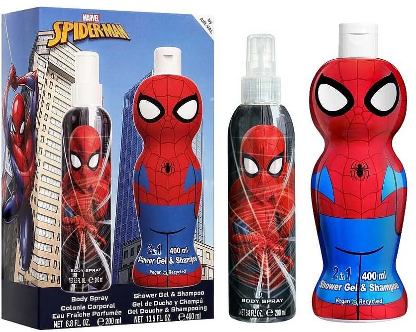 Set (šampon/gel/400ml + b/sprej/200ml) Air-Val International Spider Man