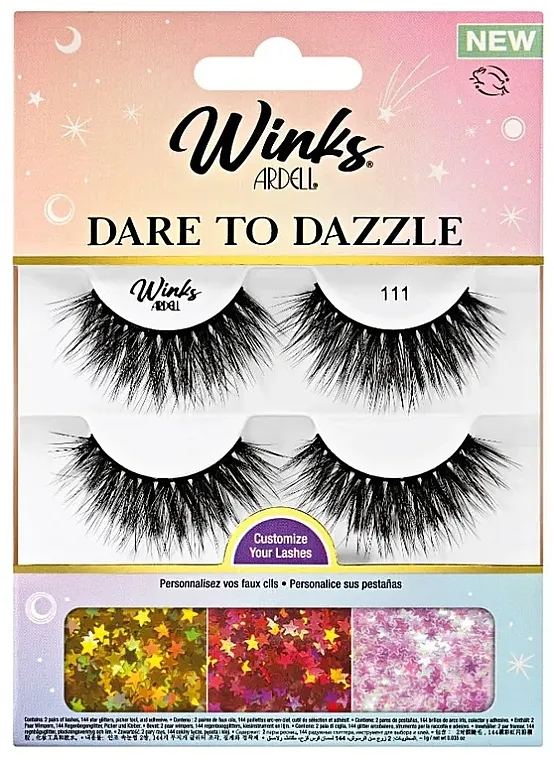 Set Ardell Dare To Dazzle Lash Kit 111 (lashes/4pc + clay/1g + appl/1pcs + acc)