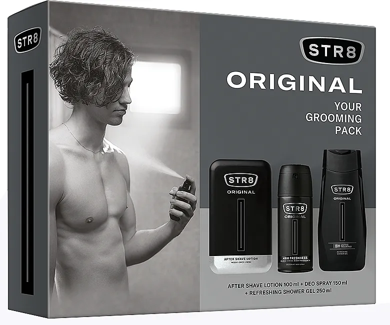 Set (ash/lot/100ml + deo/150ml + sh/gel/250ml) STR8 Original