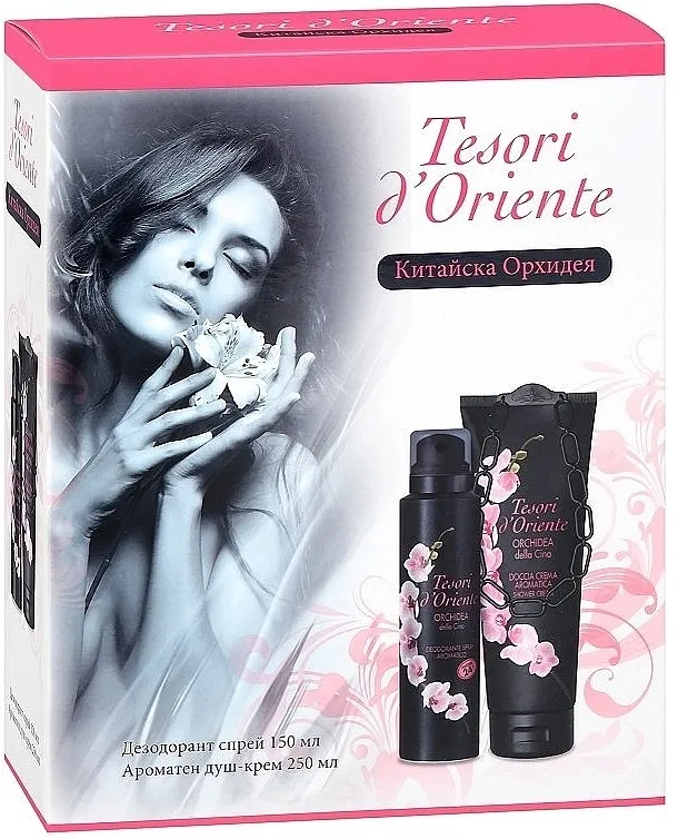 Set (deo/150ml + gel za tuširanje/250ml) Tesori d`Oriente Orchidea della Cina