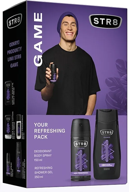 Set (deo/150ml + sh/gel/250ml) STR8 Game